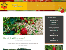 Tablet Screenshot of erdbeerhof-mensing.de